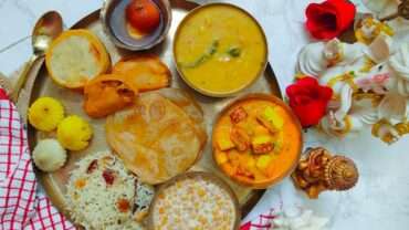 Ganpati Puja Veg Thali