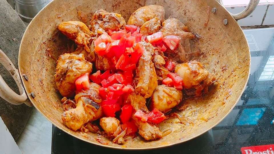 Bengali bhuna chicken masala