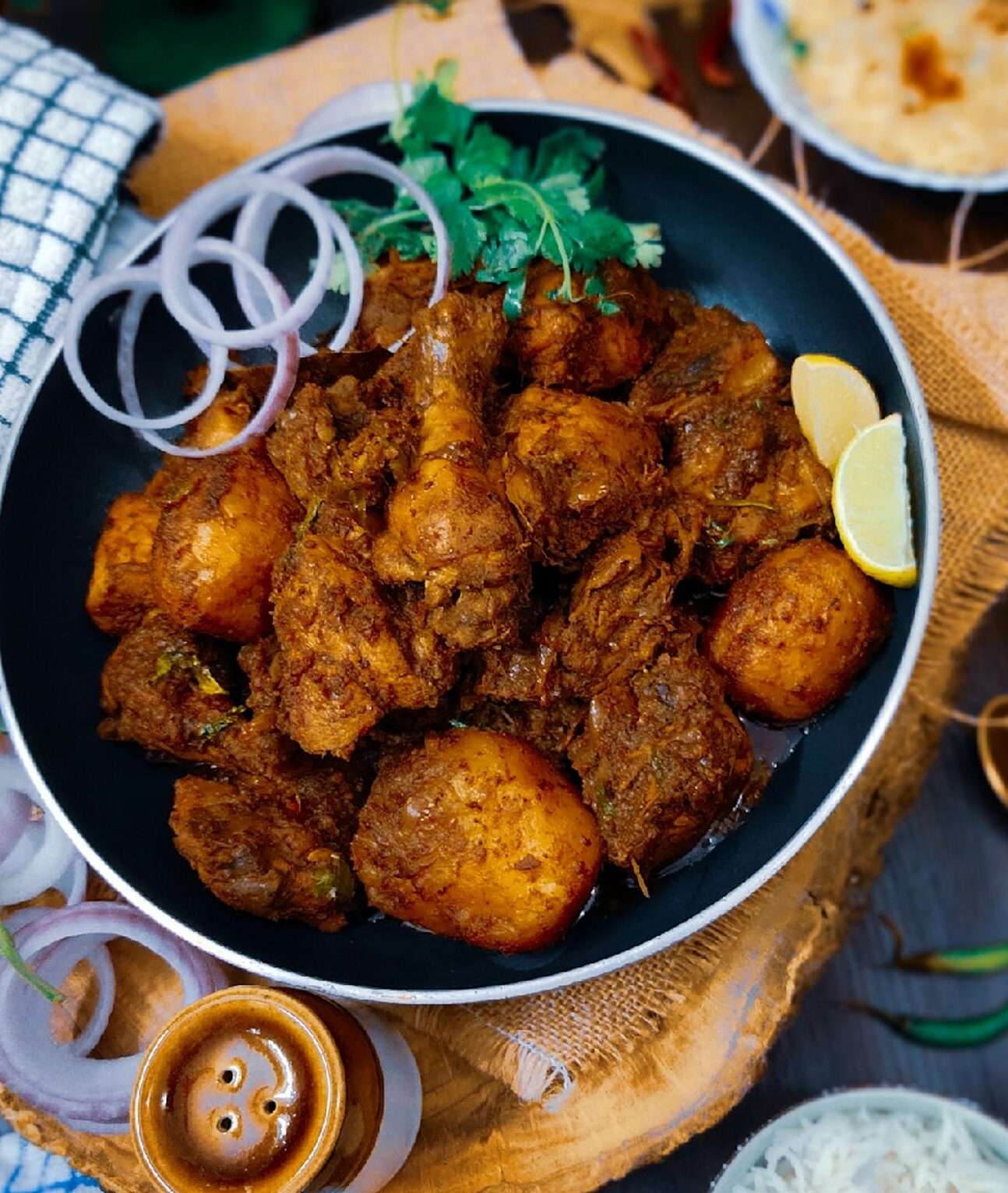 Bengali Bhuna Chicken Masala Chicken