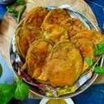 Beguni Recipe | Bengali Telebhaja | Eggplant Fried