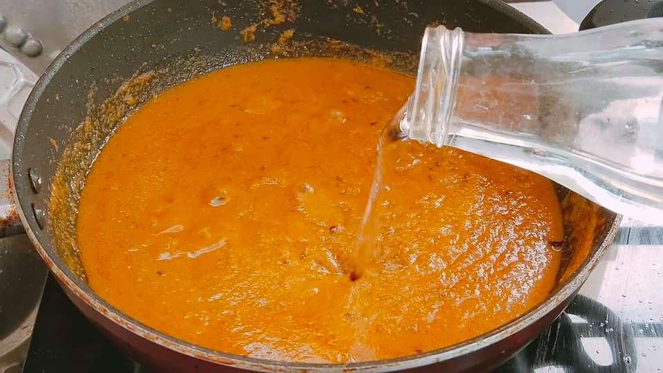 Paneer capsicum in tomato gravy