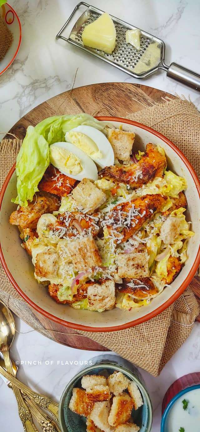 Tandoori Chicken Caesar Salad
