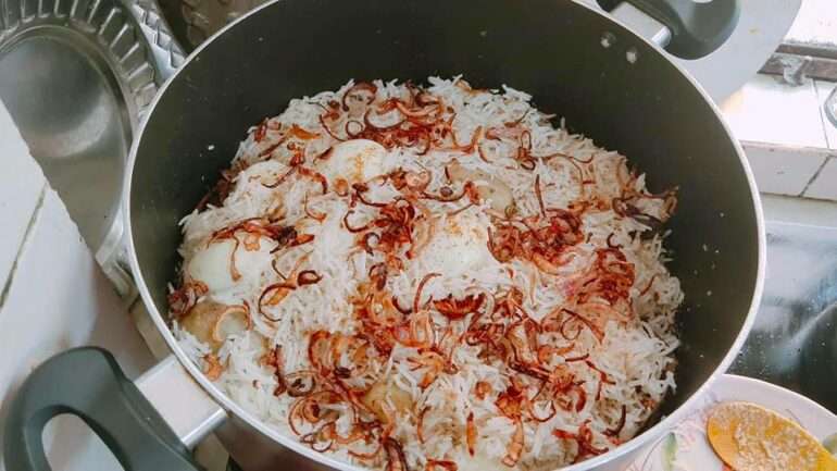 Shahi Chicken Moti Biryani - Dinner