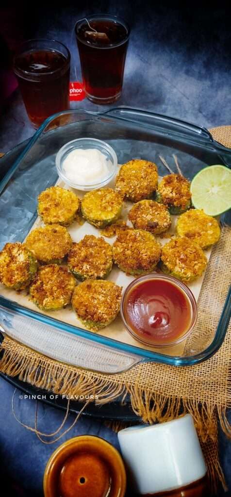 Air Fryer Cucumber Fritters - Air Fried Cucumber Recipe