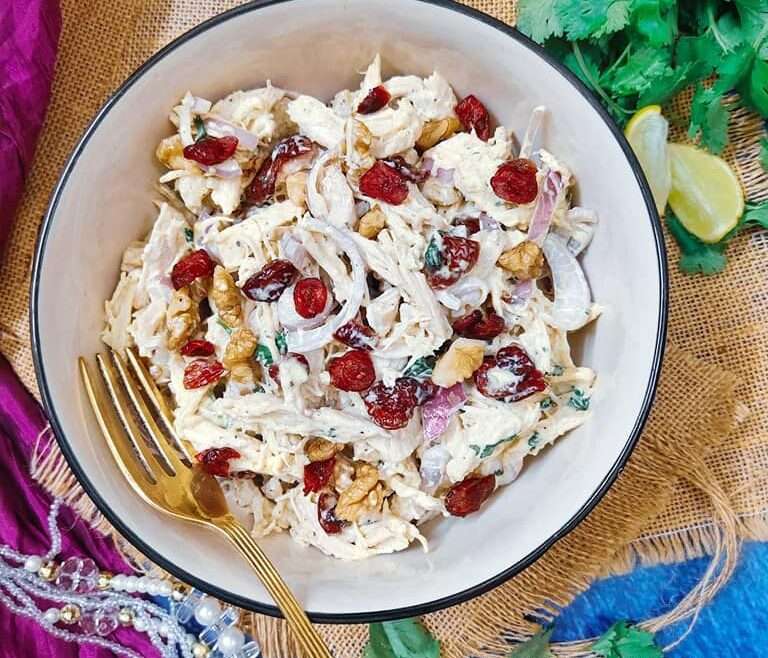 Cranberry Chicken Salad-Salad with chicken recipes - Dinner