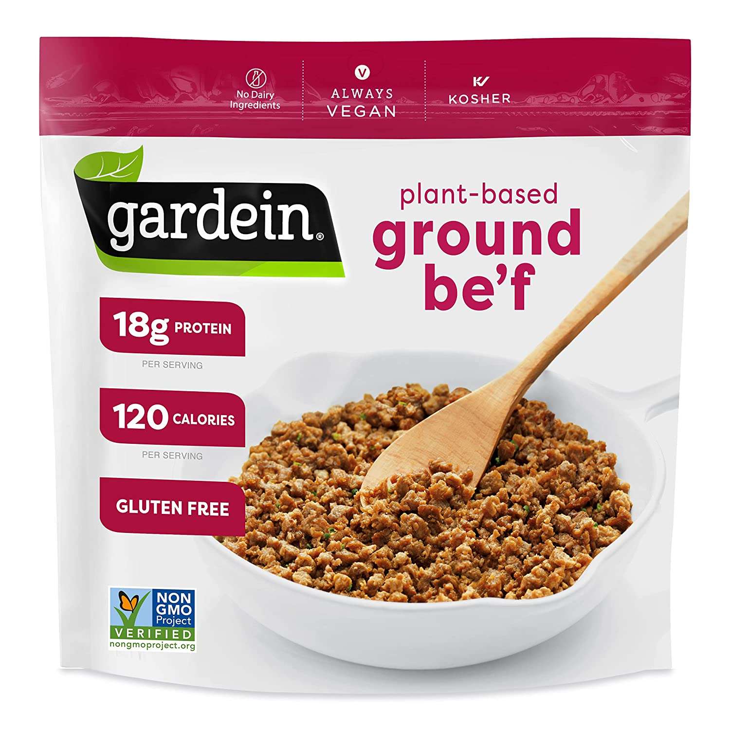 Gardein Gluten-Free Ultimate Plant-Based Beefless Ground Crumbles, Vegan, Frozen