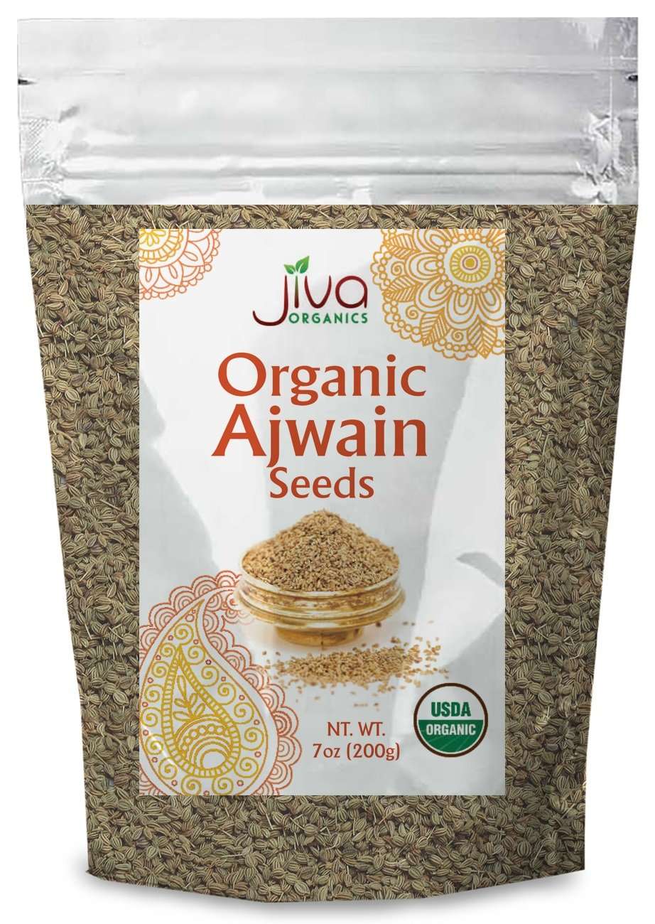 Jiva Organics Organic Ajwain Seeds 7 ounce Bag