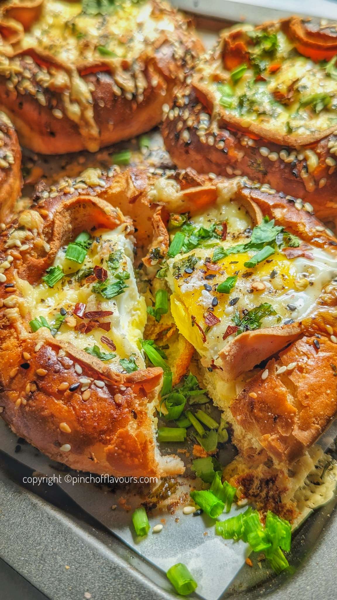 Chicken And Egg Breakfast Sandwich Bread Bowl