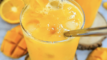 Refreshing Orange Mango Juice