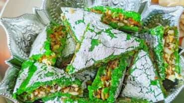 No Cook Kaju Katli Paan Sandwich Mithai Recipe – Happy Diwali Sweets