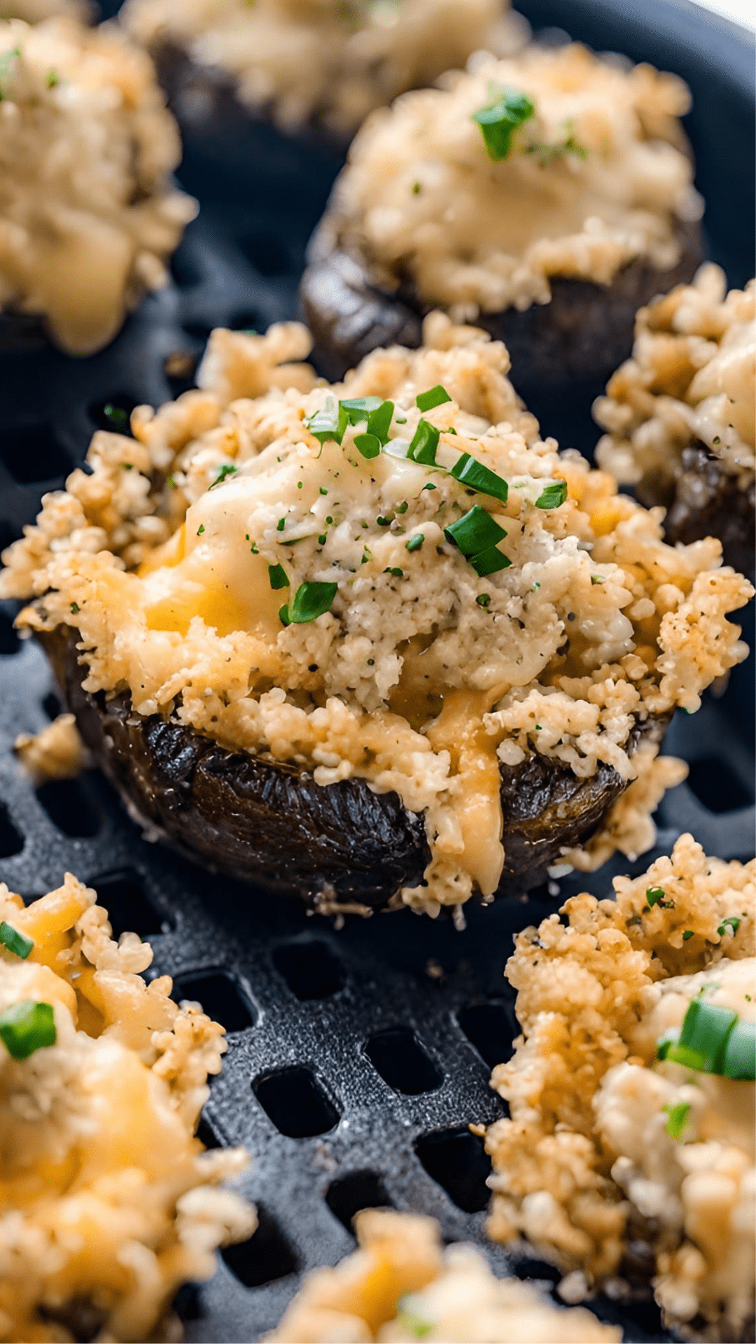 Air Fryer Stuffed Mushroom Recipe